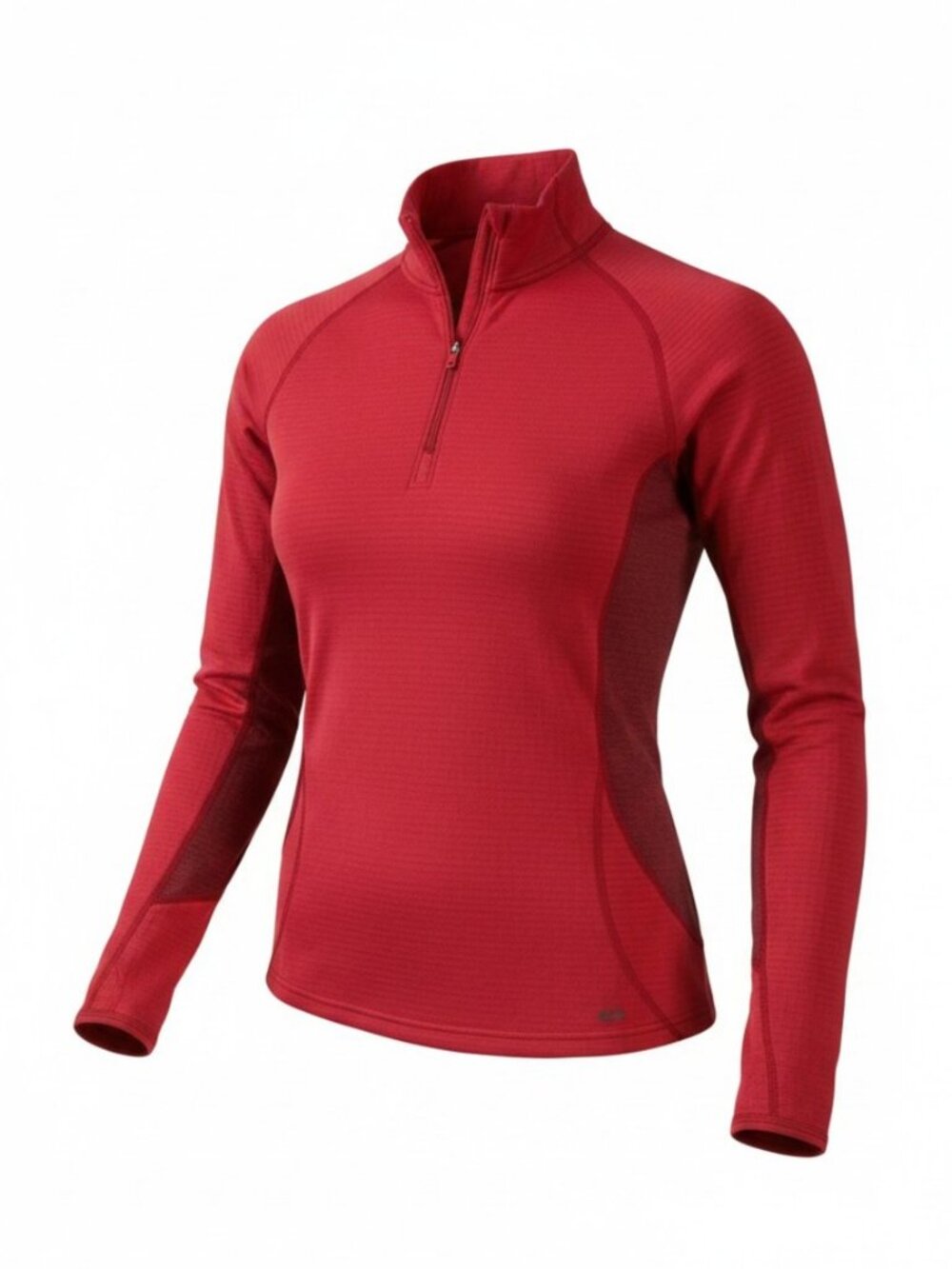 MEC Red Polartec Power Grid T3 Zip-T Base Layer s
